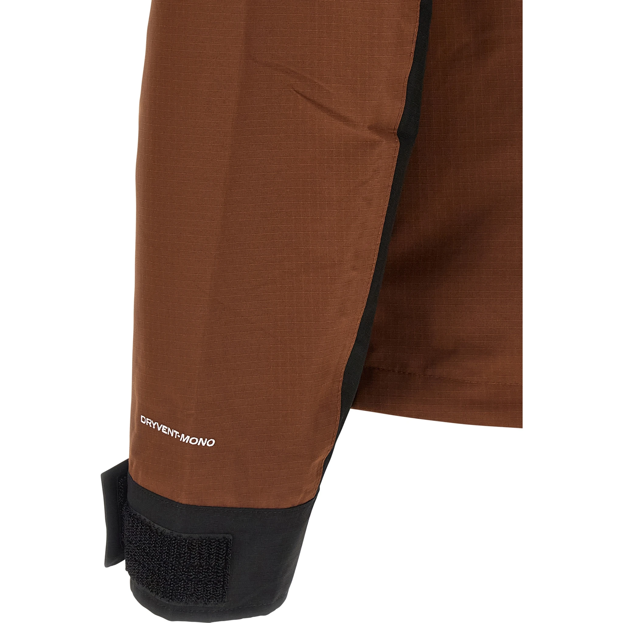 Brown Polyester Shell Jacket
