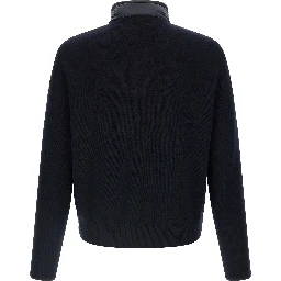 Blue Polyamide Cardigan