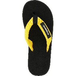 Bicolor Viscose Wedge Sandals