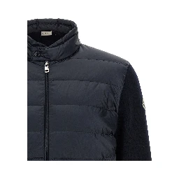 Blue Polyamide Cardigan