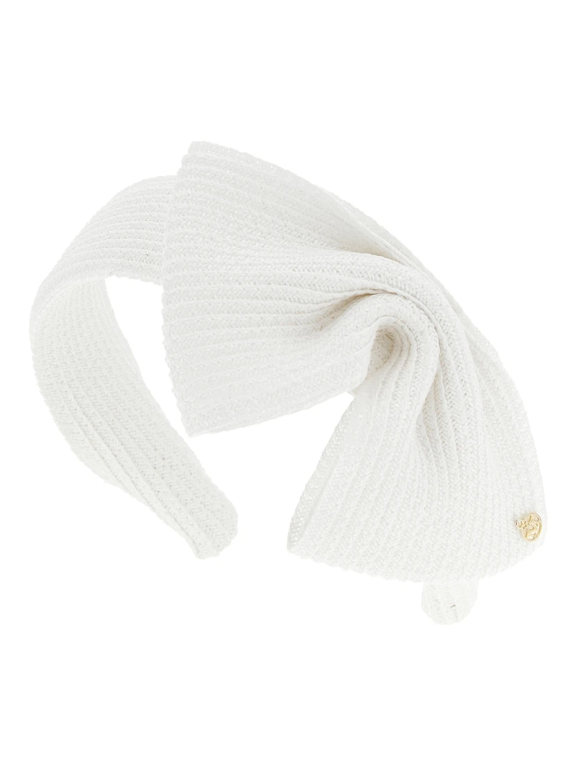 White Papier Headband