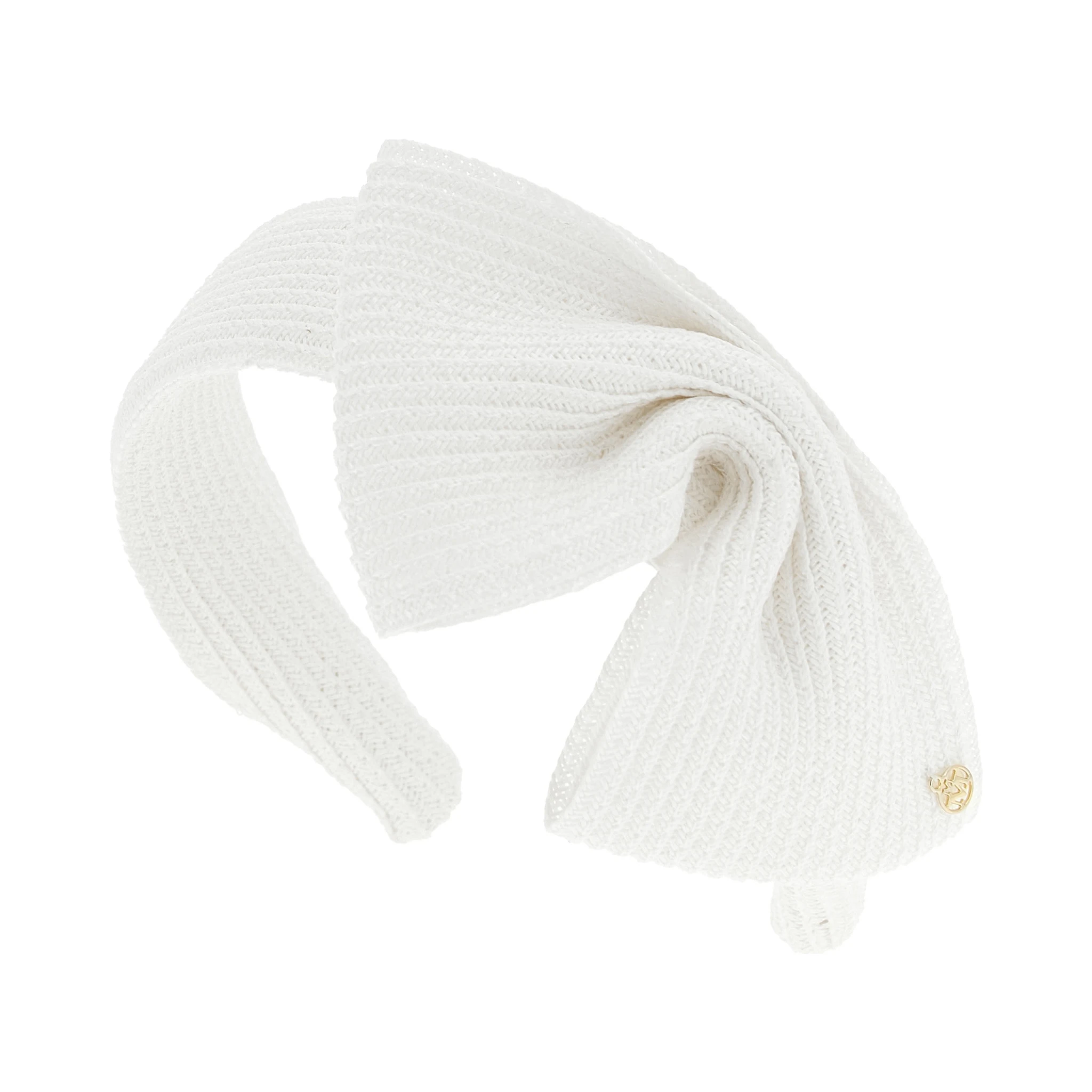 White Papier Headband