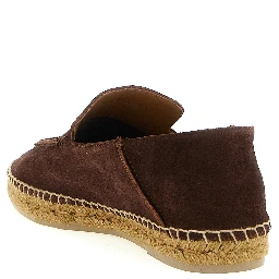 Brown Calfskin Espadrilles