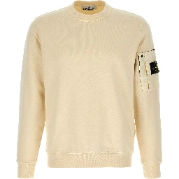 Beige Cotton Sweatshirt