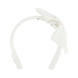 White Papier Headband
