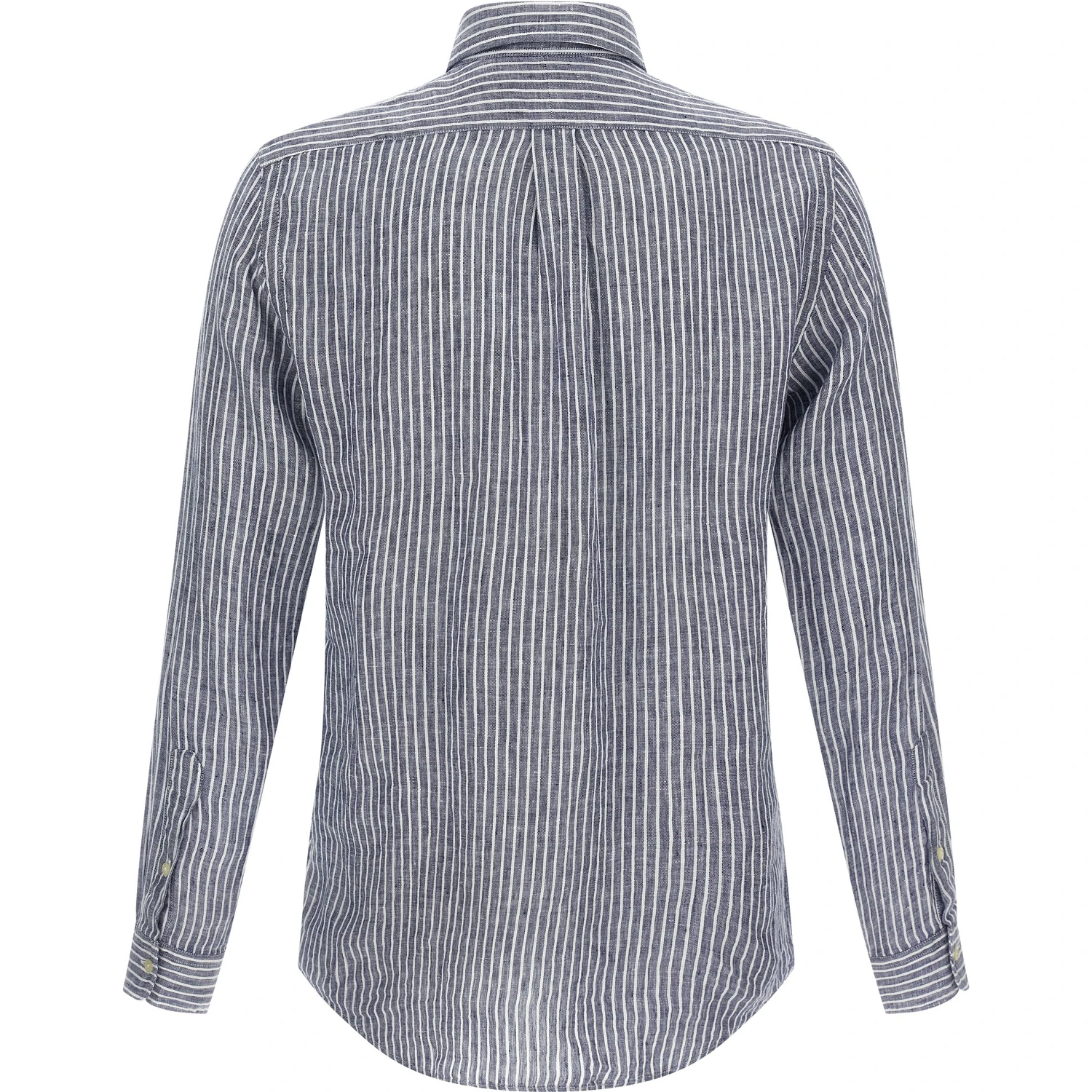 Blue Linen Blouse