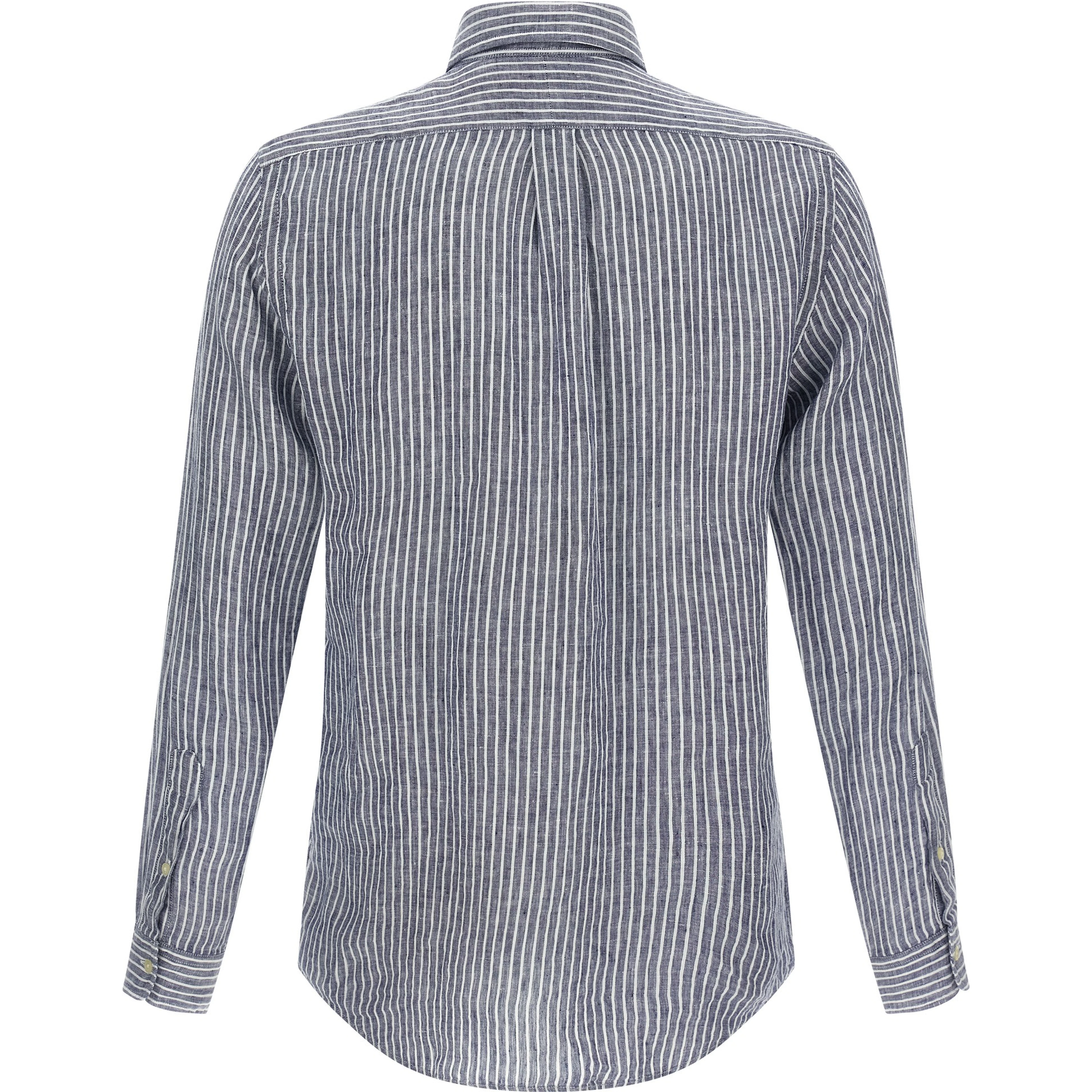 Blue Linen Blouse