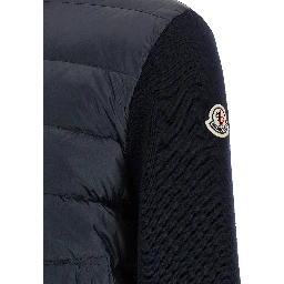 Blue Polyamide Cardigan