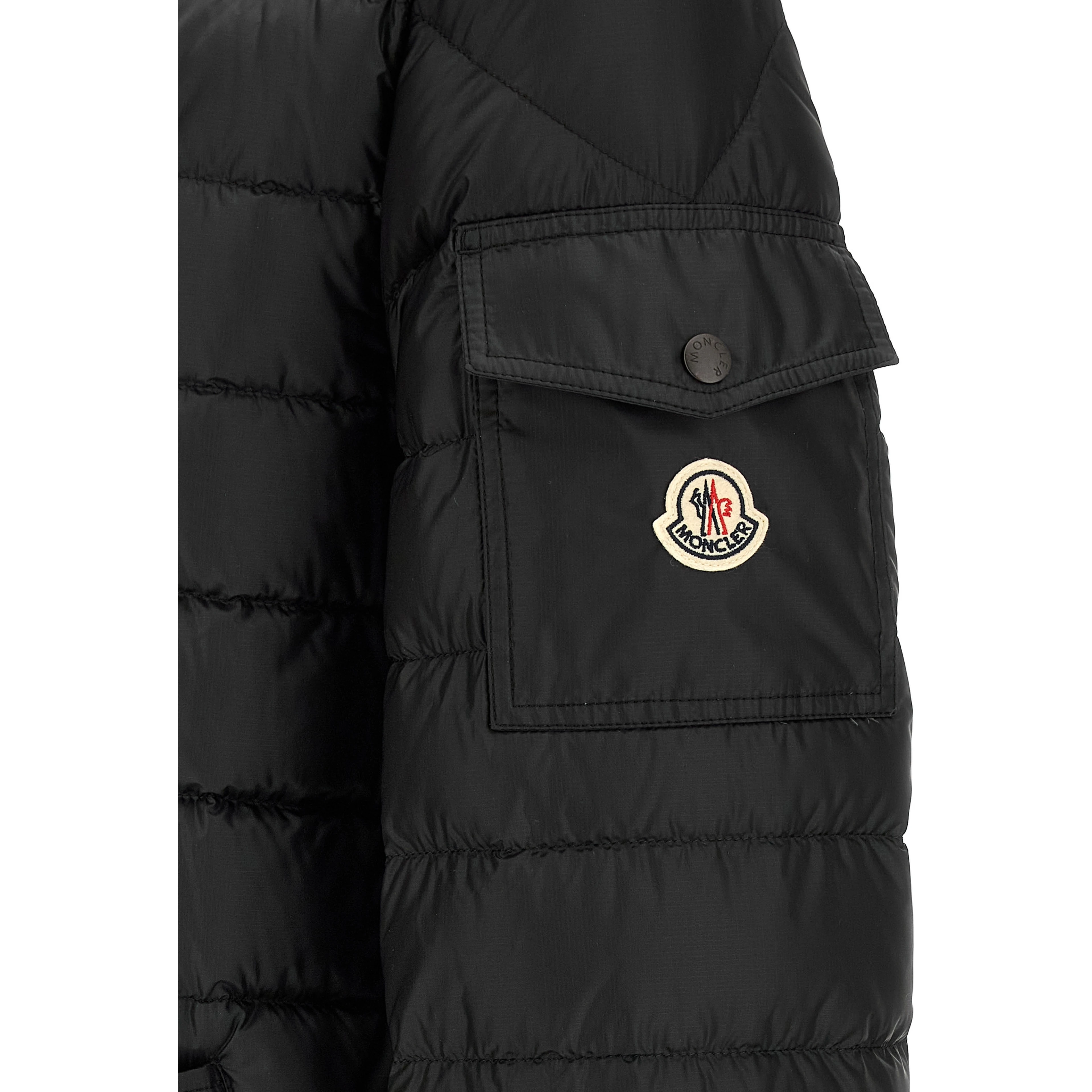 Black Polyamide Parka