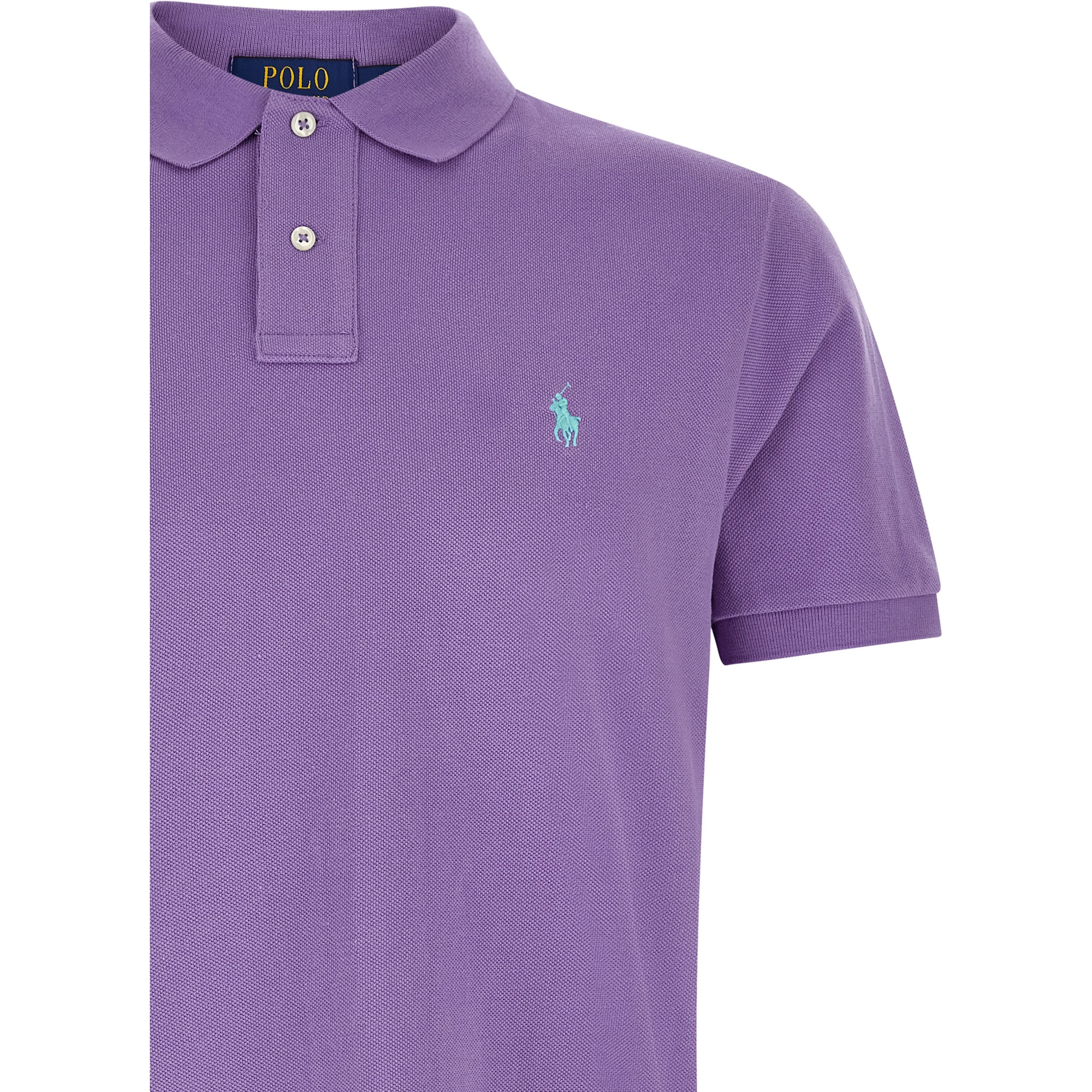 Purple Cotton Polo Shirt