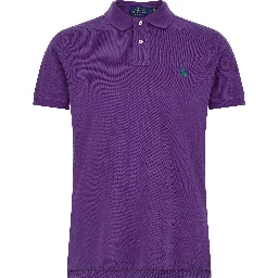 Purple Cotton Polo Shirt