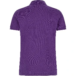 Purple Cotton Polo Shirt