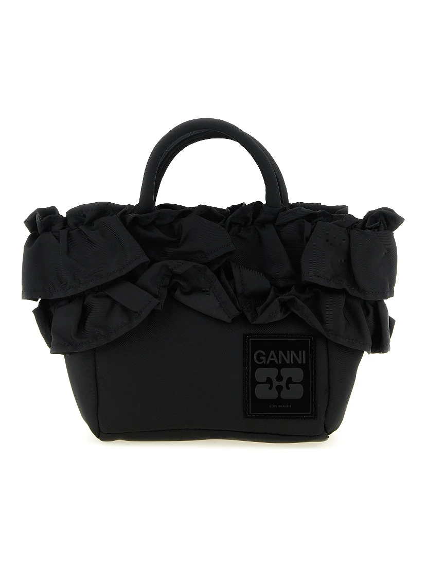 Black Nylon Handbag