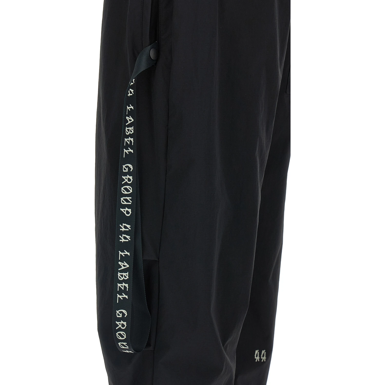 Black Polyamide Athletic Pants