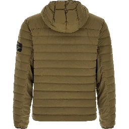 Bicolor Polyamide Full-Length Jacket