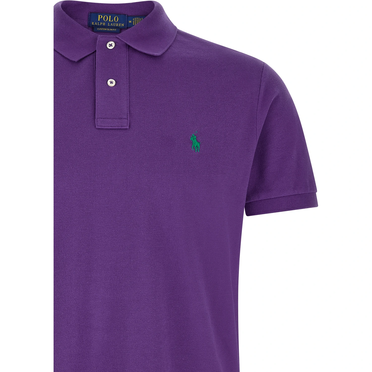 Purple Cotton Polo Shirt