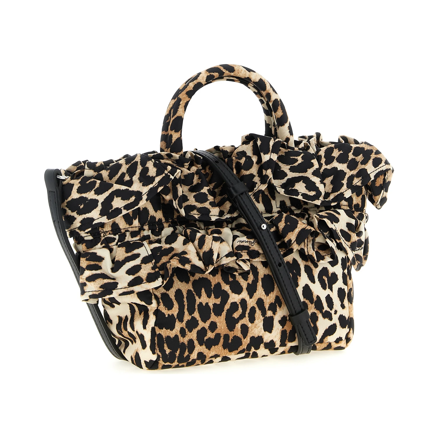 Brown Polyamide Handbag
