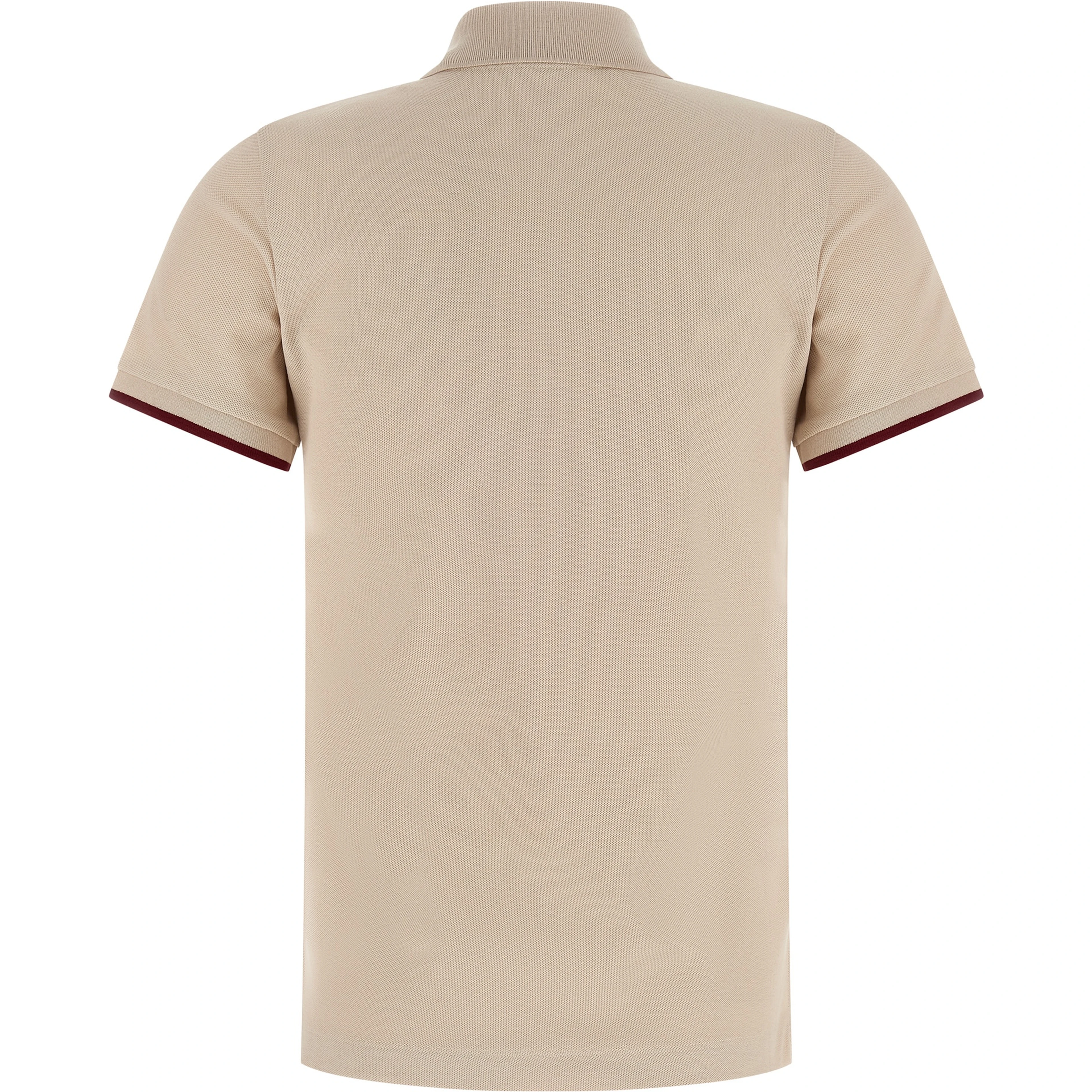 Beige Cotton Polo Shirt