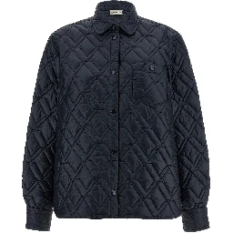 Blue Polyamide Shell Jacket