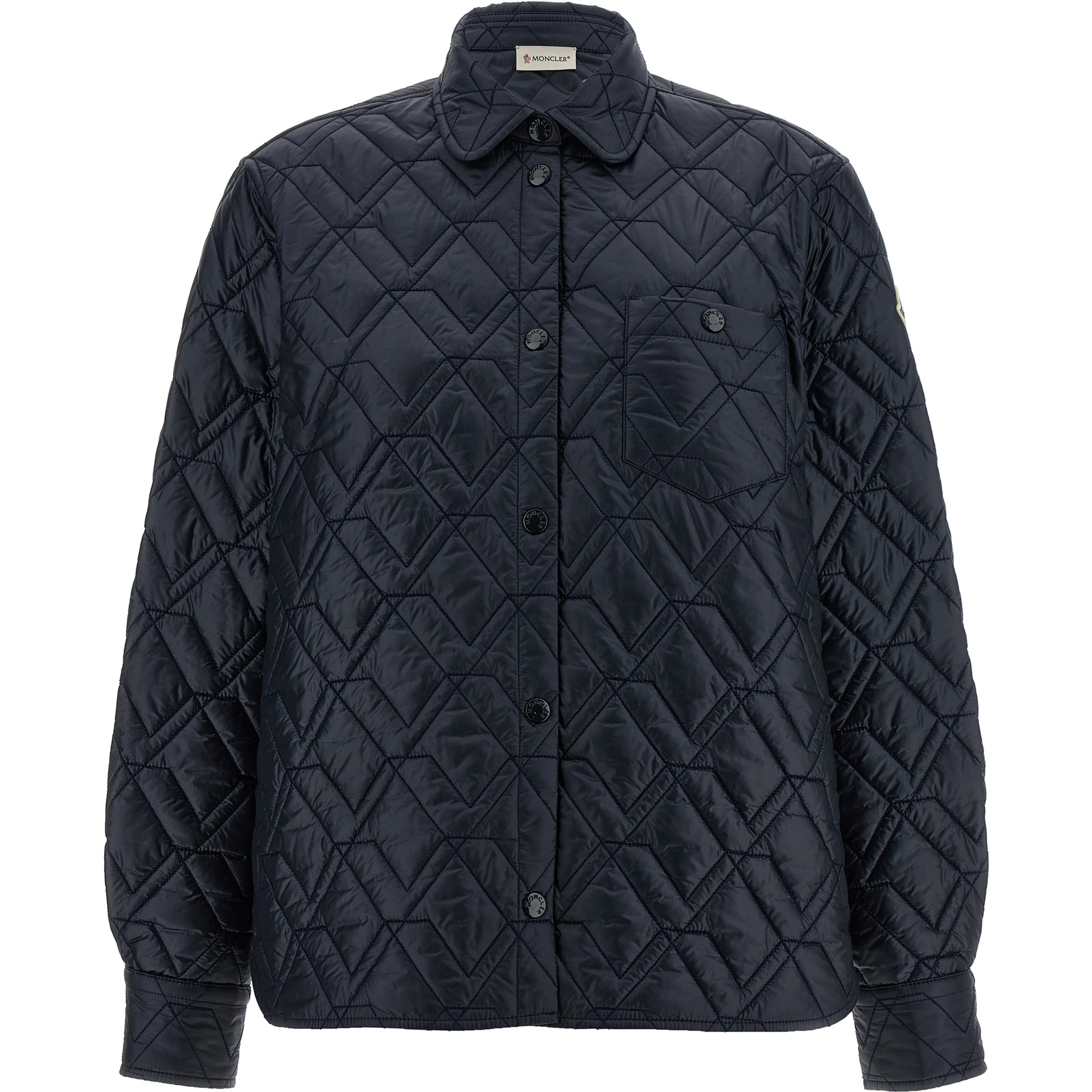 Blue Polyamide Shell Jacket