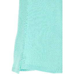 Blue Cotton Polo Shirt