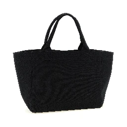 Black Recycled Cotton Tote Bag