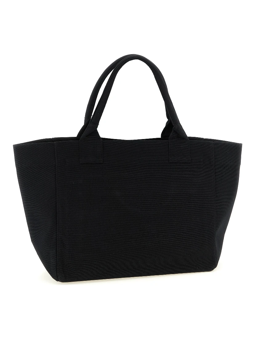 Black Recycled Cotton Tote Bag