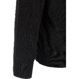 Black Cotton Cardigan