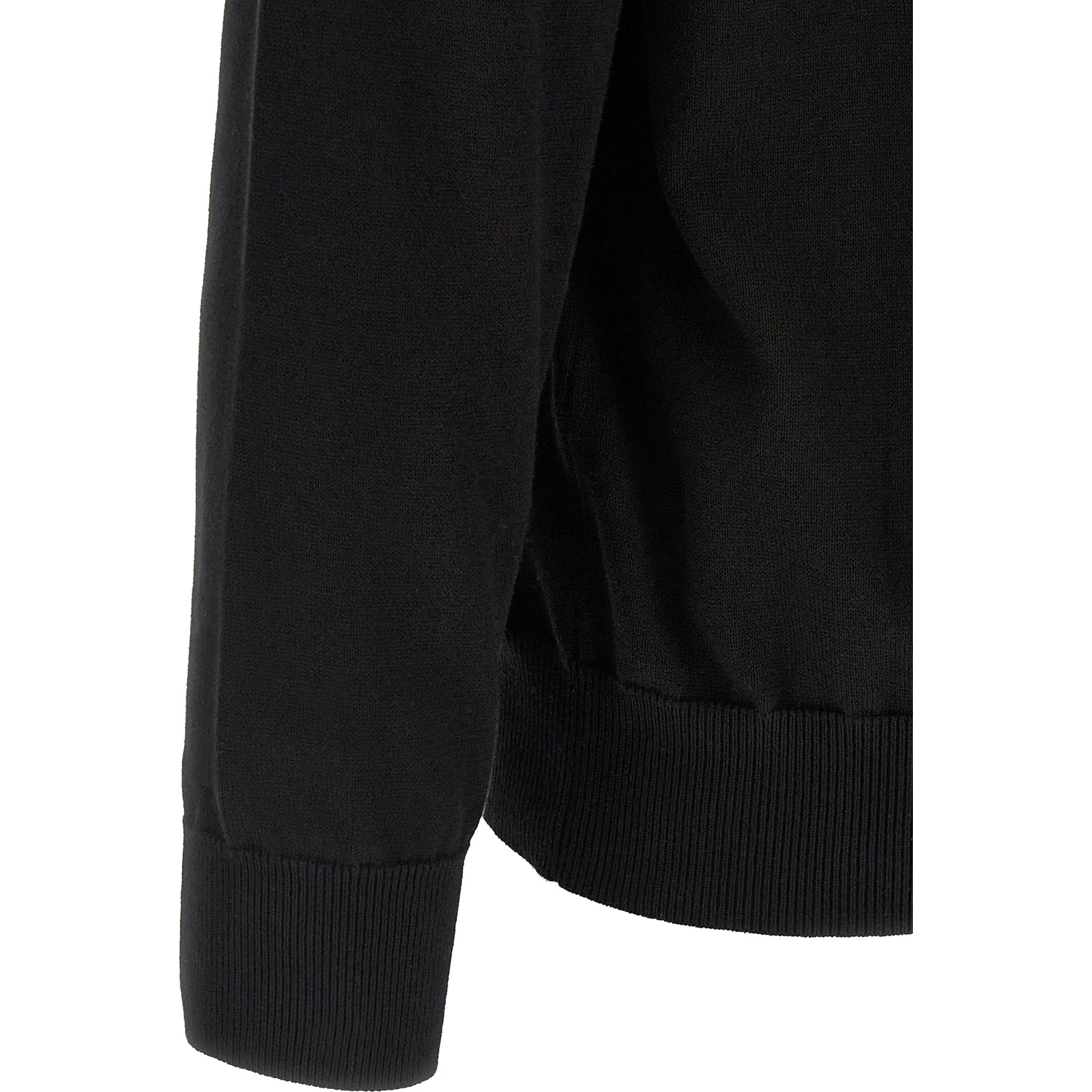 Black Cotton Cardigan