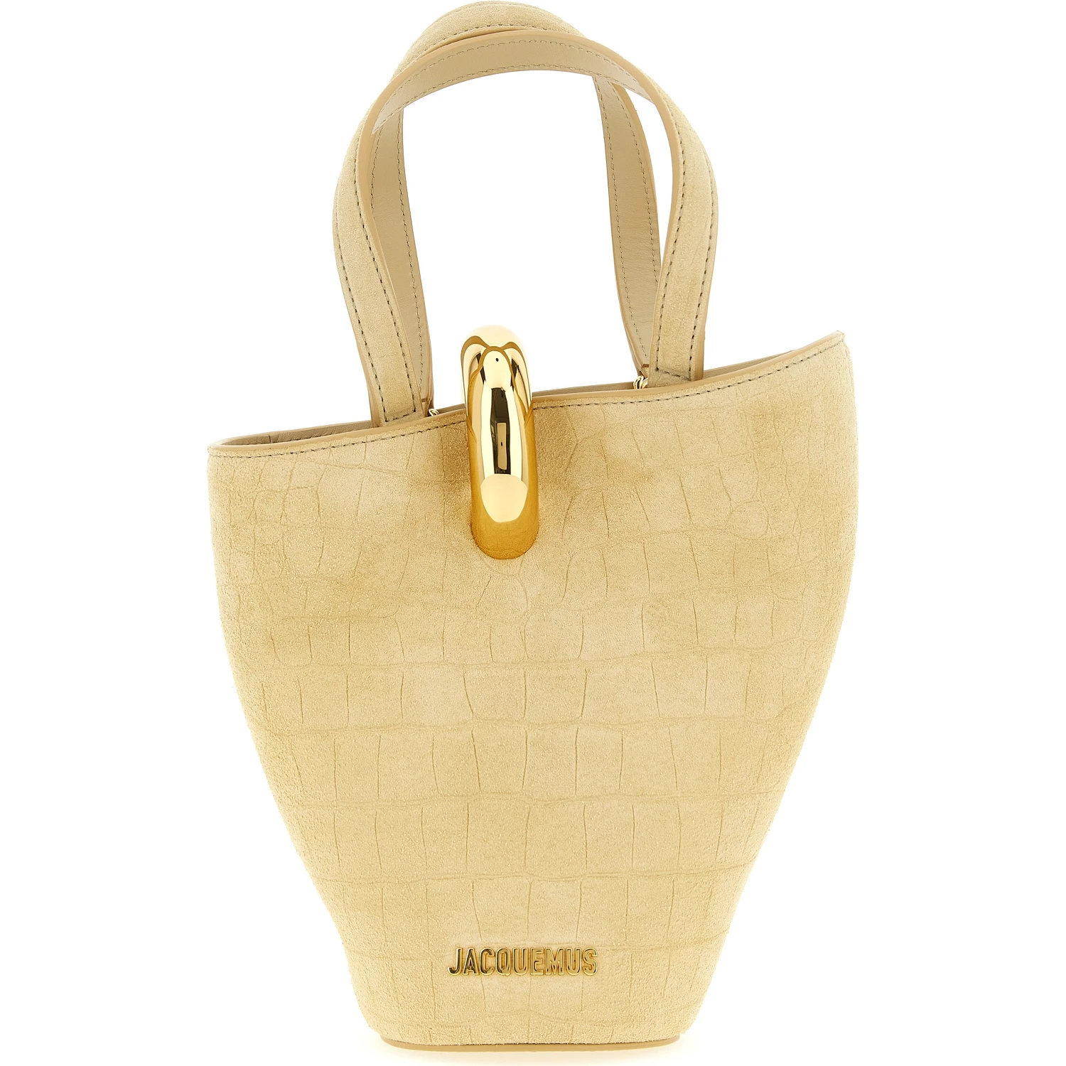 Beige Calfskin Handbag