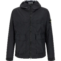 Blue Polyamide Shell Jacket
