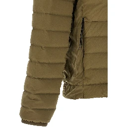 Bicolor Polyamide Full-Length Jacket