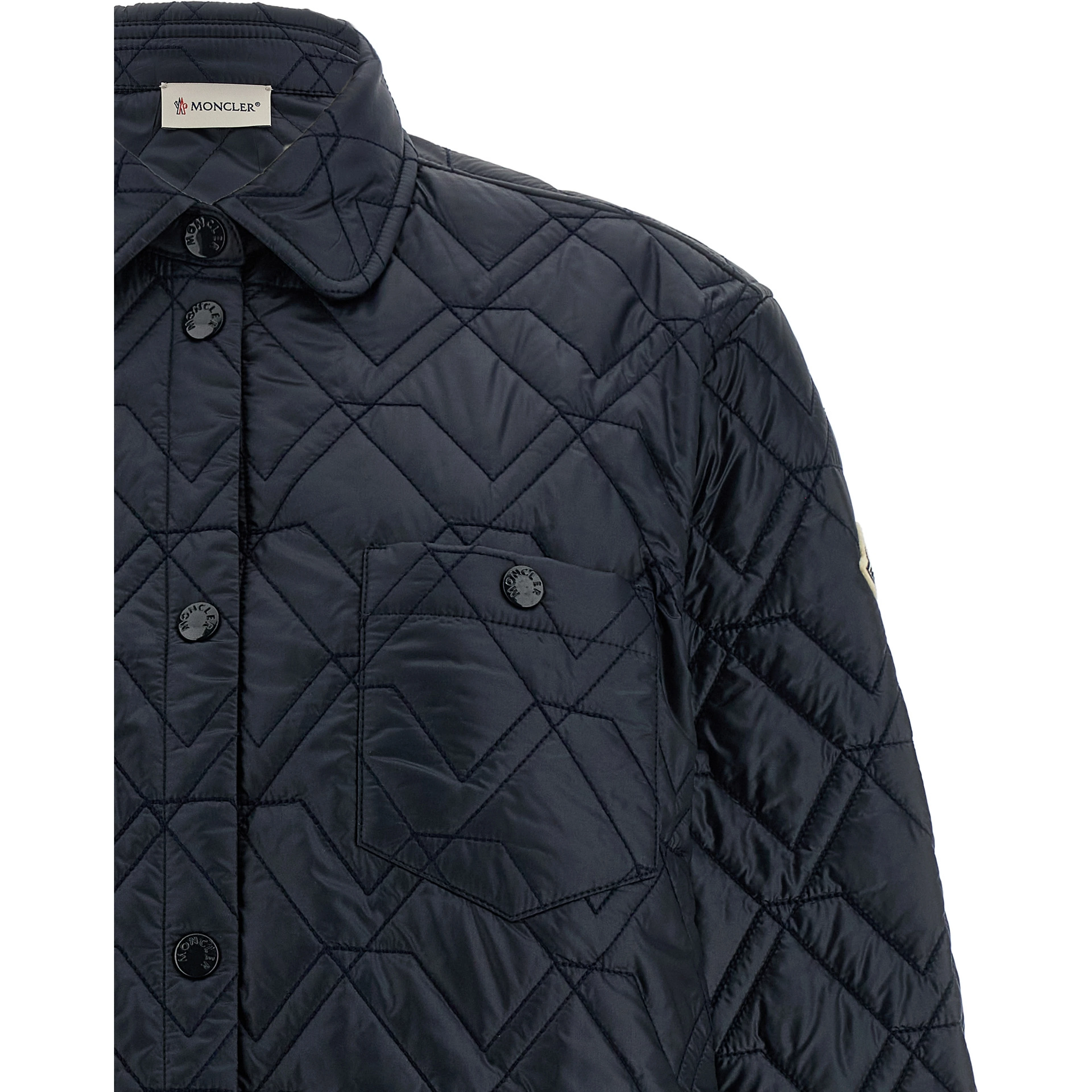 Blue Polyamide Shell Jacket