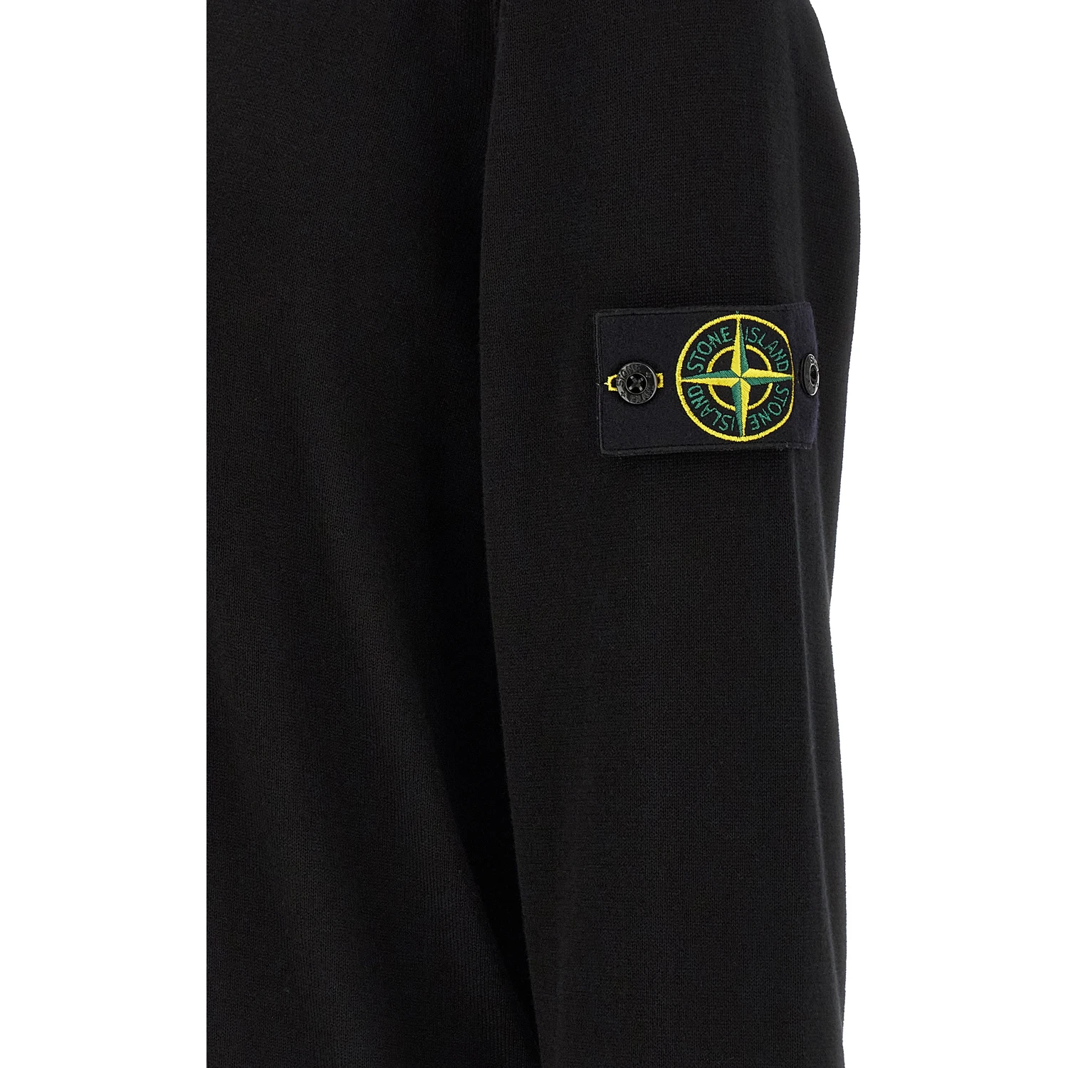 Black Cotton Cardigan