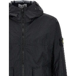 Blue Polyamide Shell Jacket