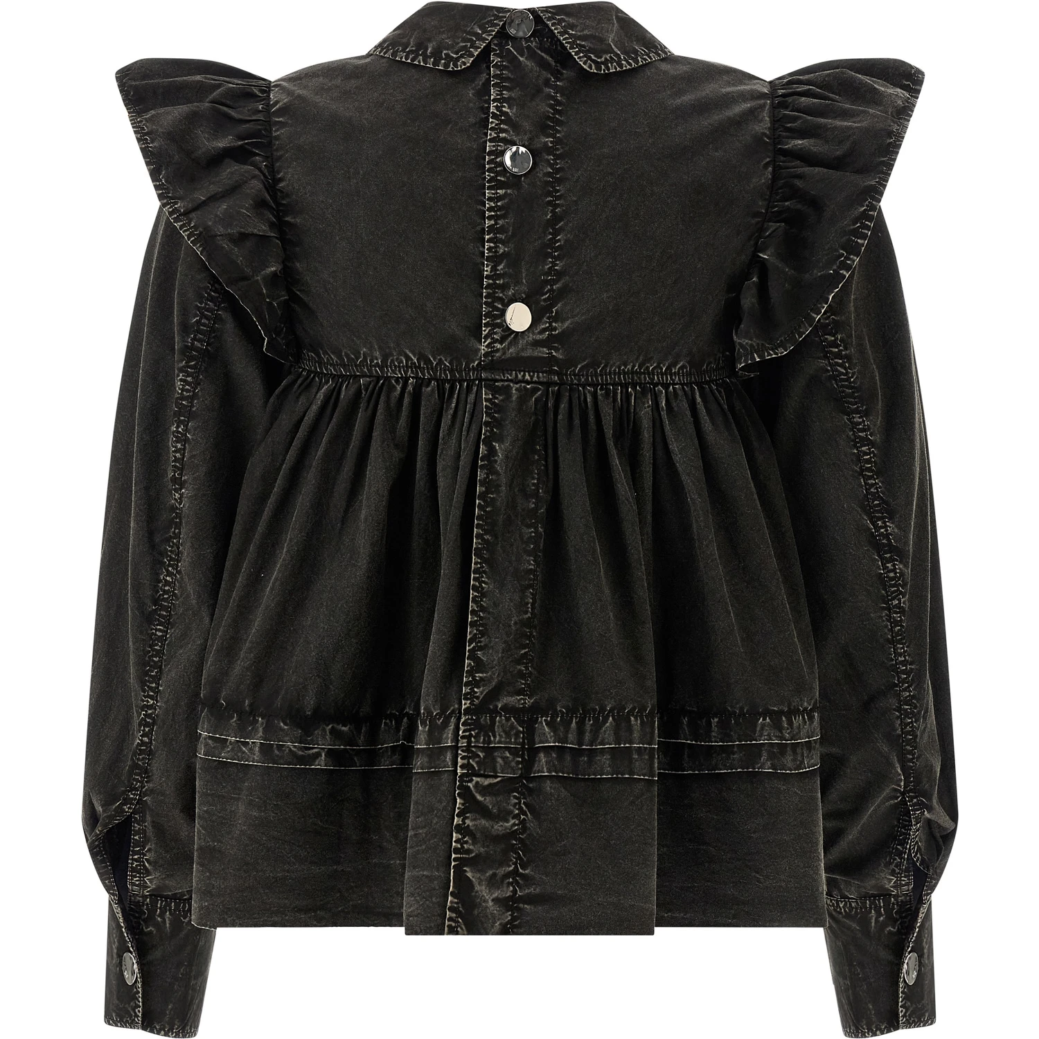 Black Organic Cotton Blouse