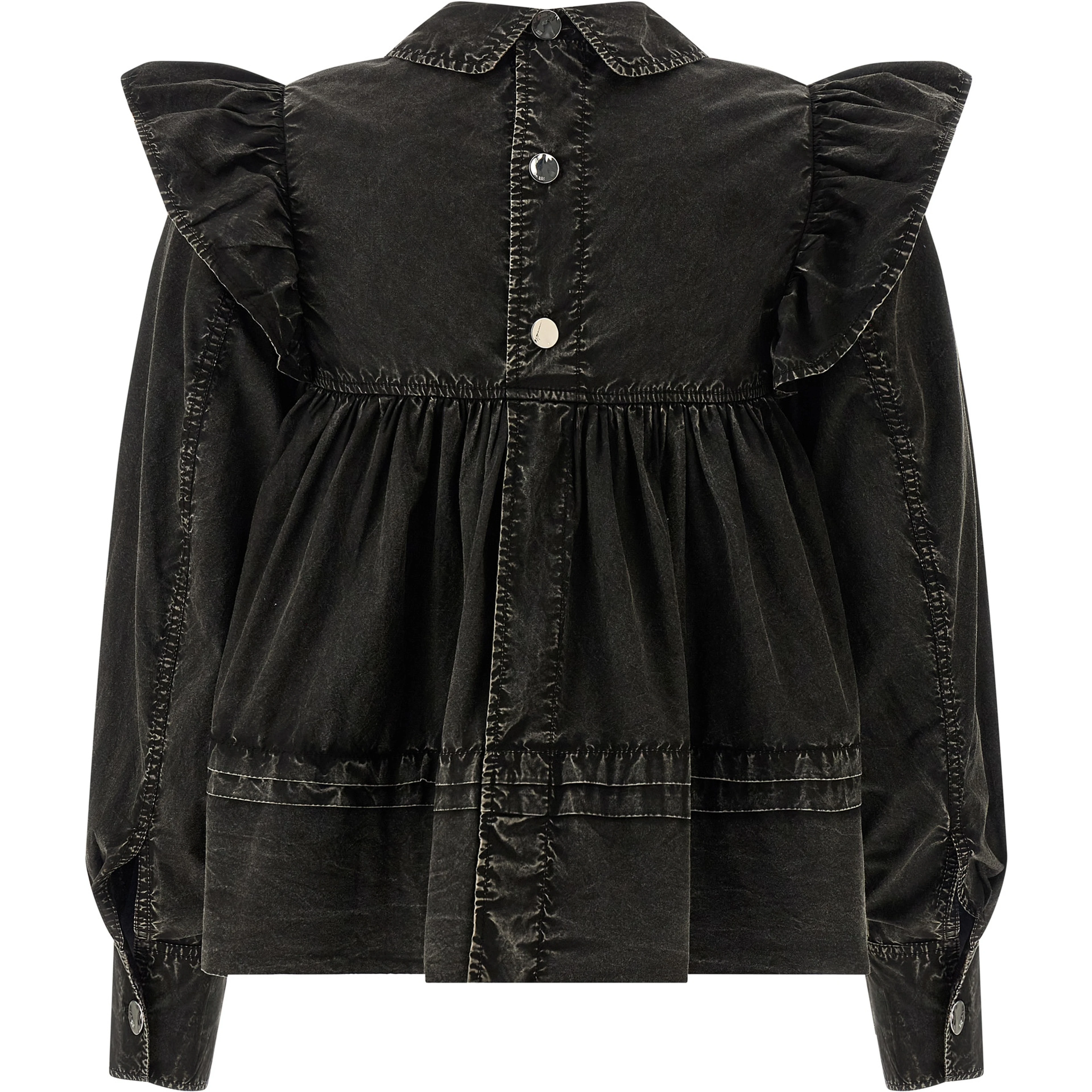 Black Organic Cotton Blouse