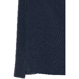 Blue Cotton Polo Shirt