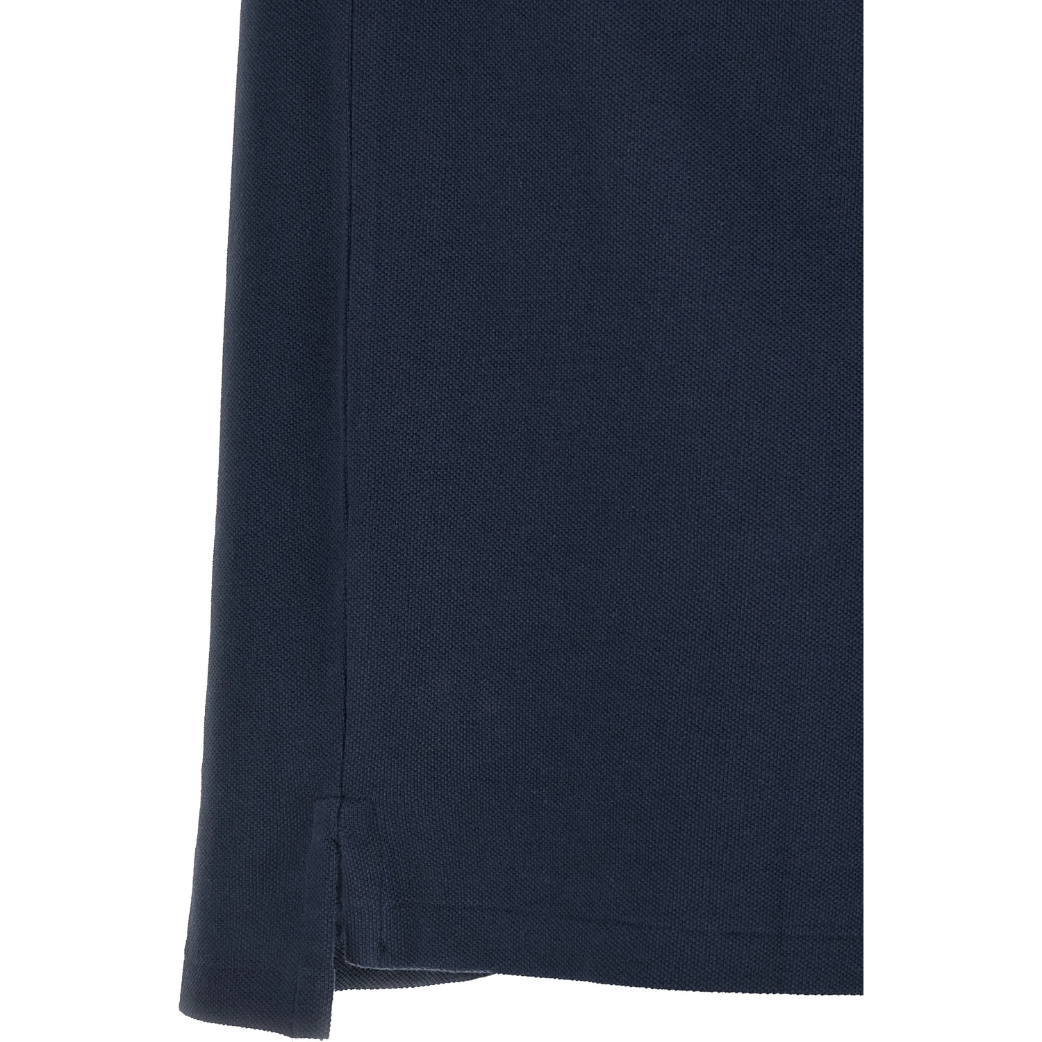 Blue Cotton Polo Shirt