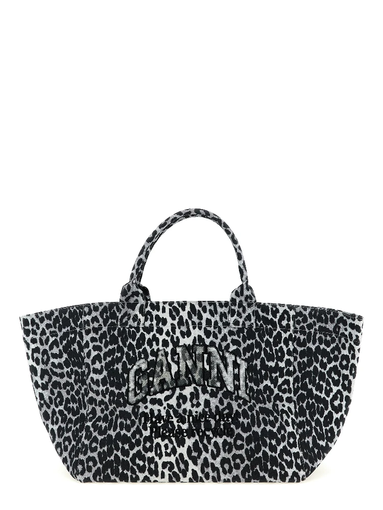 Gray Recycled Cotton Tote Bag