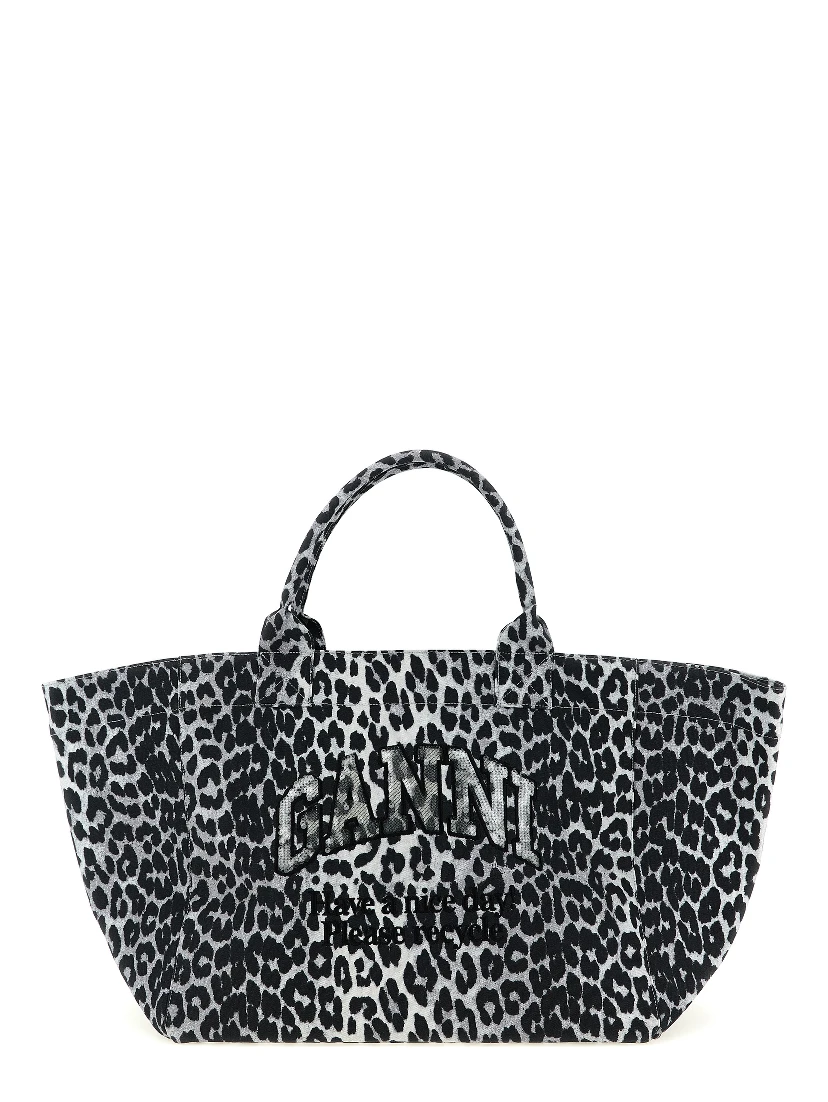 Gray Recycled Cotton Tote Bag