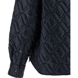 Blue Polyamide Shell Jacket