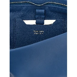 Blue Lambskin Clutch Bag