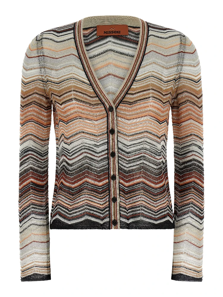 Brown Viscose Cardigan