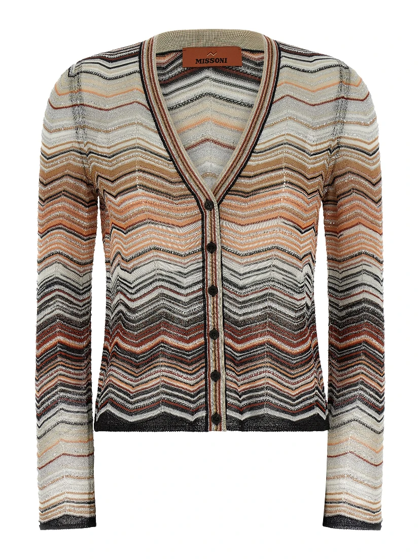 Brown Viscose Cardigan