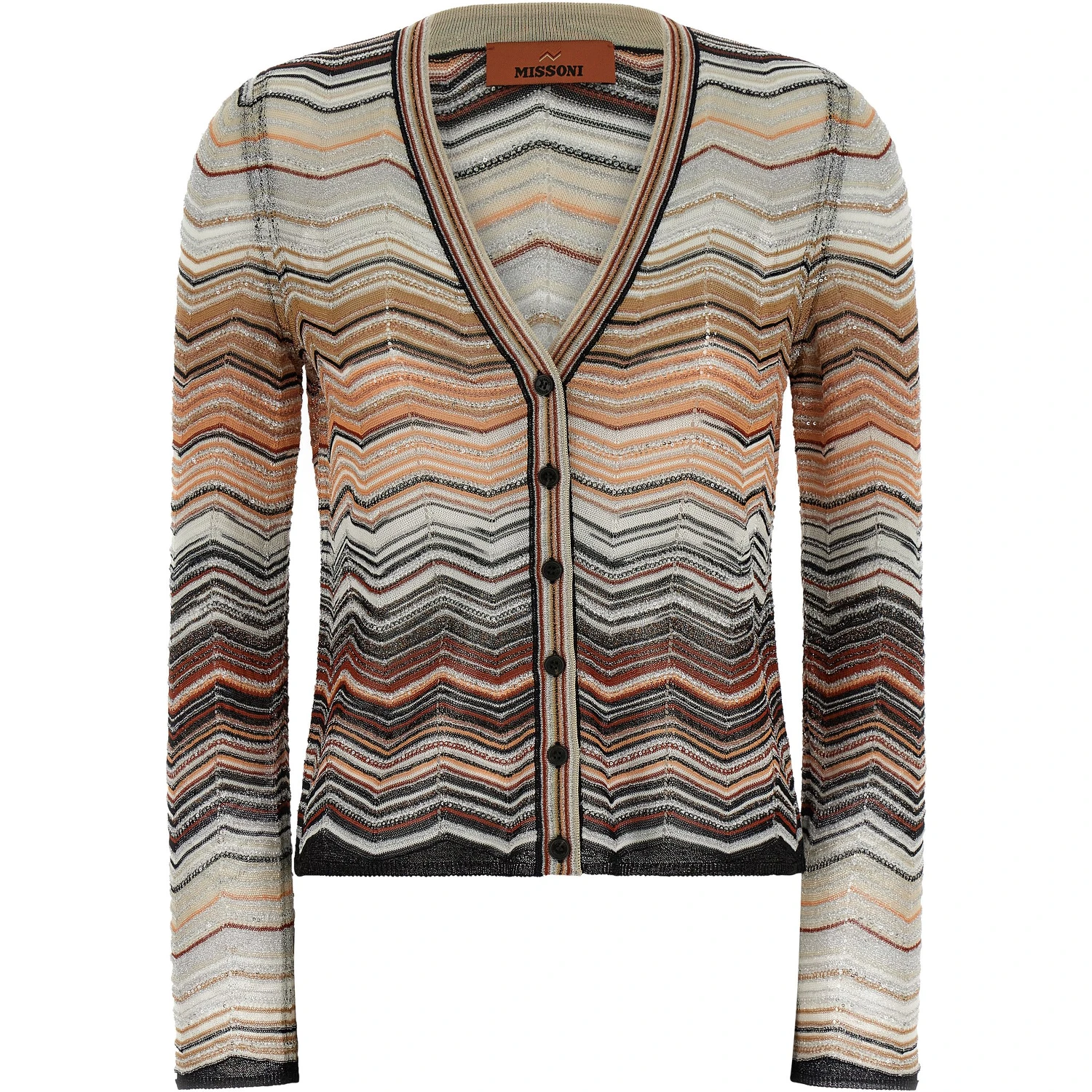 Brown Viscose Cardigan