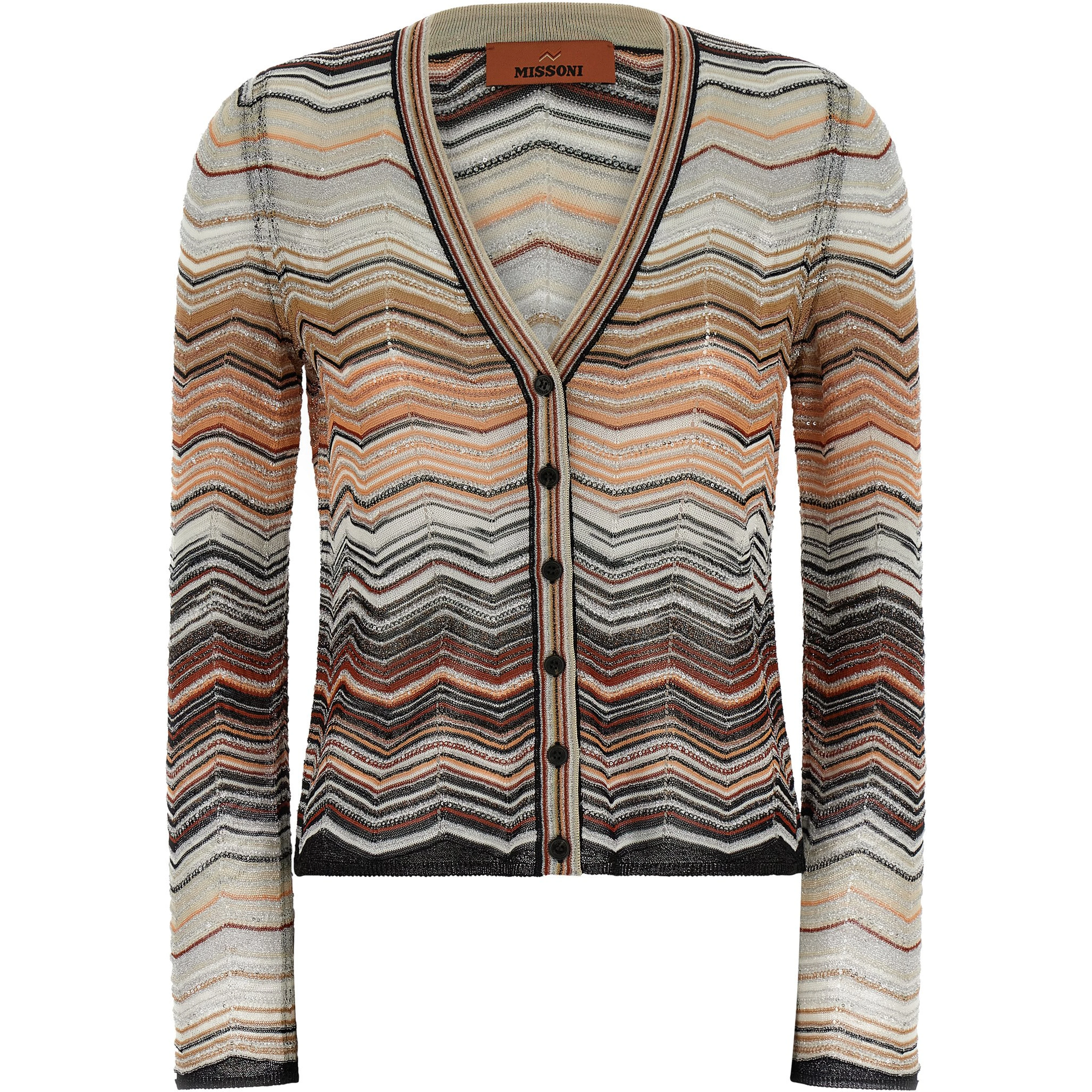 Brown Viscose Cardigan