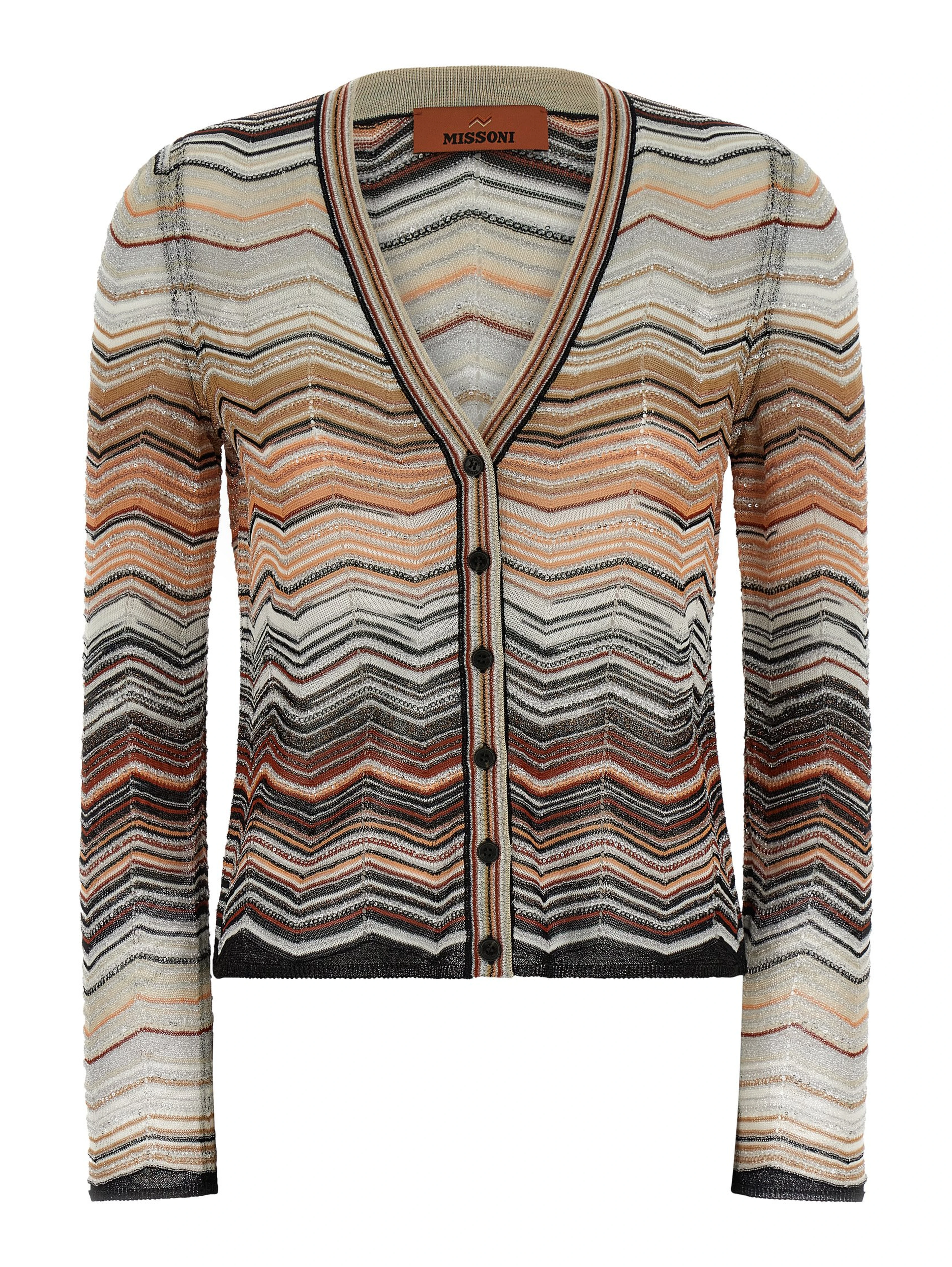 Brown Viscose Cardigan