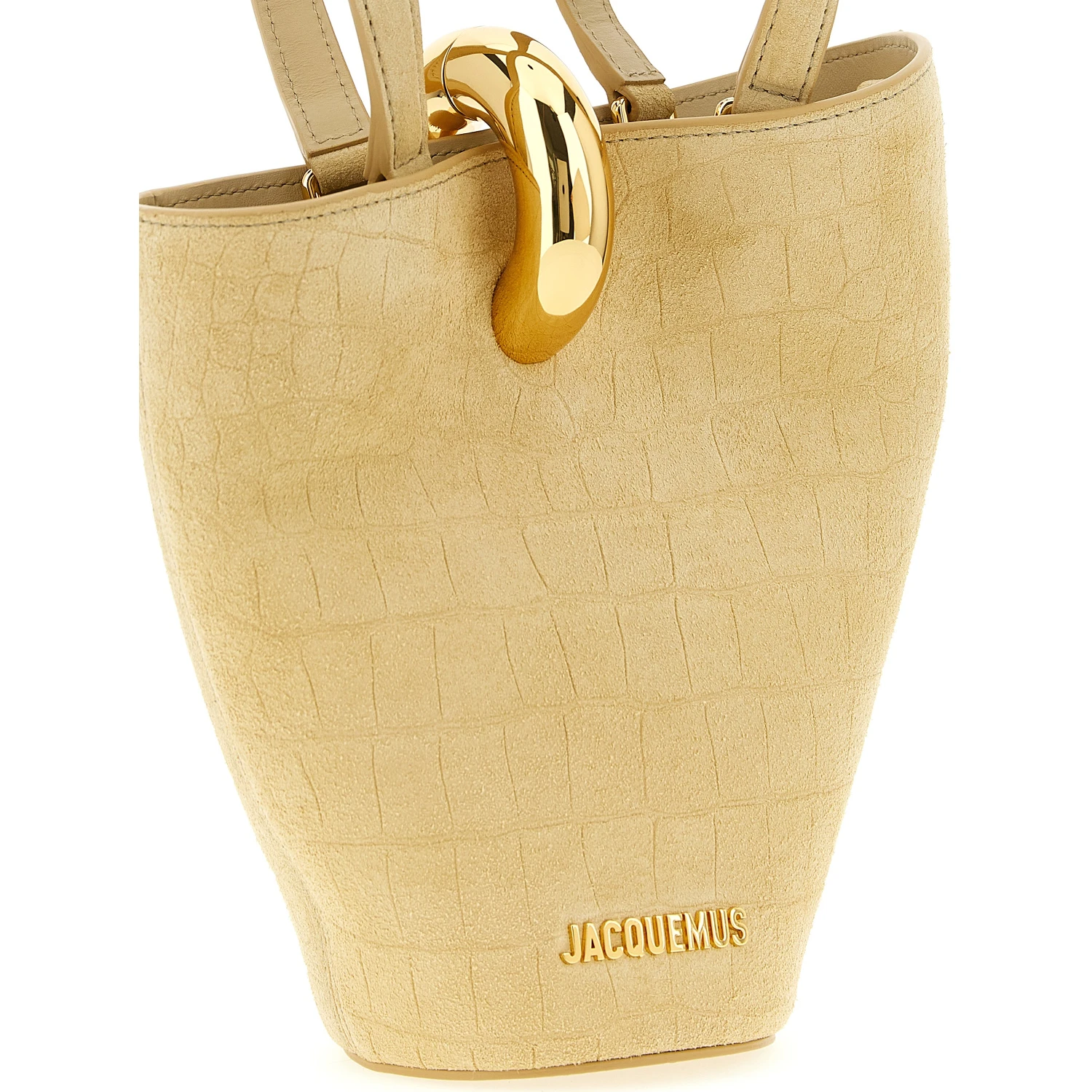 Beige Calfskin Handbag