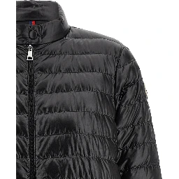 Black Polyamide Full-Length Jacket